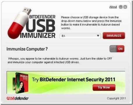 BitDefender USB Immunizer