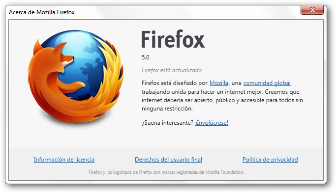 Firefox 5 Final disponible para descargar