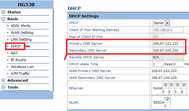 DNS Módem