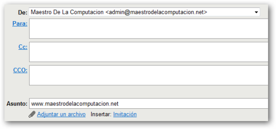 Para qué sirven los campos del Correo Para qué sirven los campos del Correo