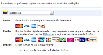 Paypal Colombia ya permite recibir Pagos