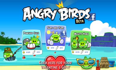 Ya se puede jugar Angry Birds en Facebook
